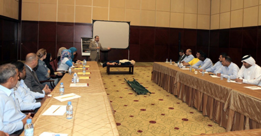 Ajman University Organizes a First Aid Course for Staff